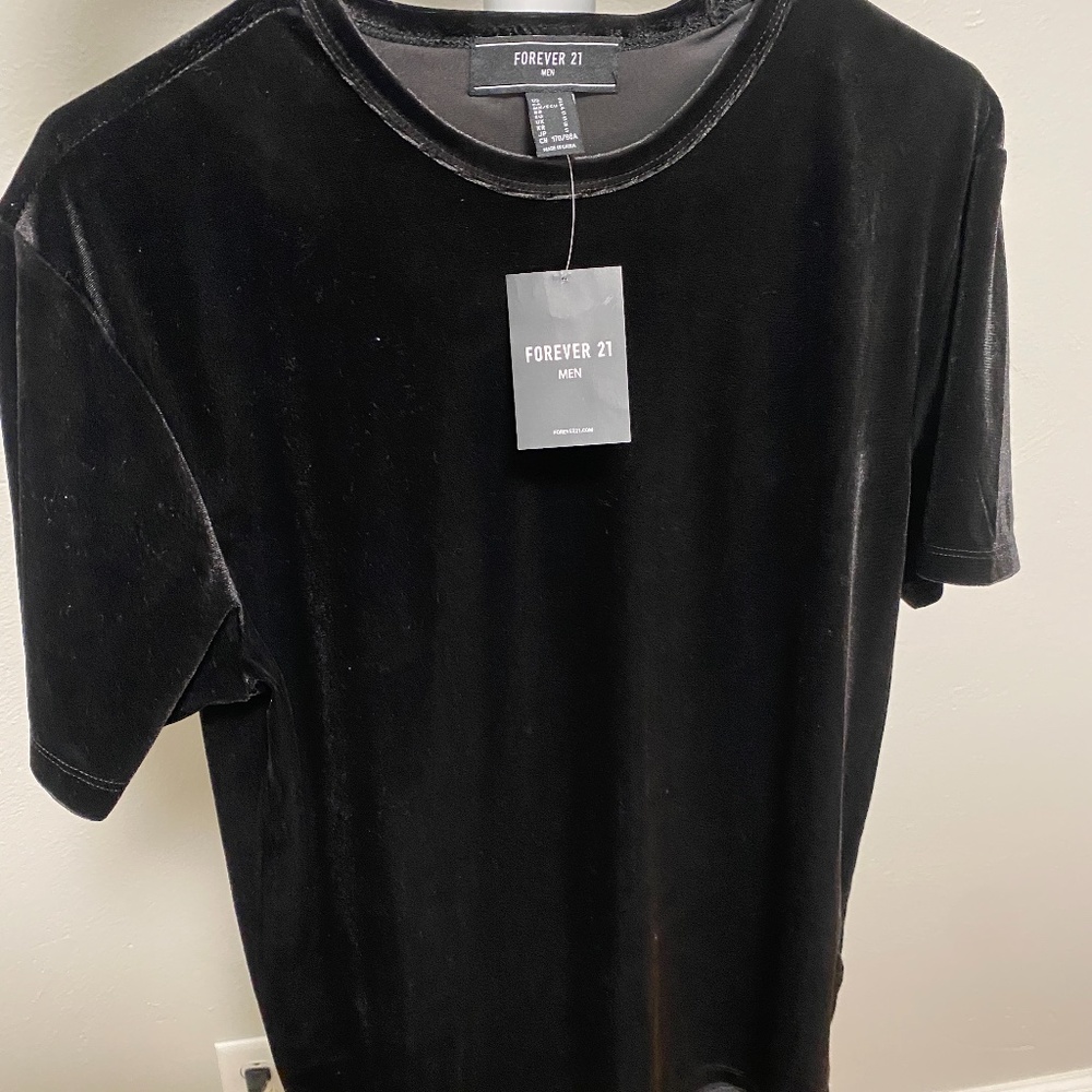 Forever 21 MEN Velvet Shirt